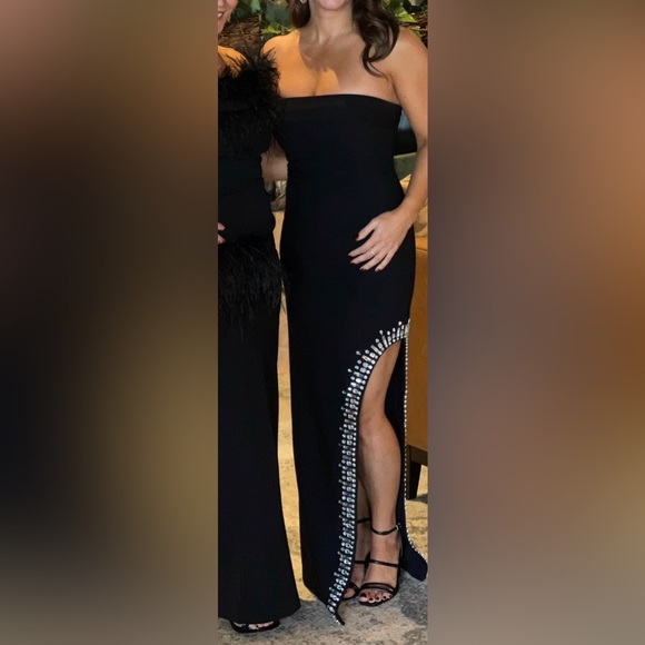 Black Cinq a sept Sammy Gown - size 6 - Picture 4 of 11